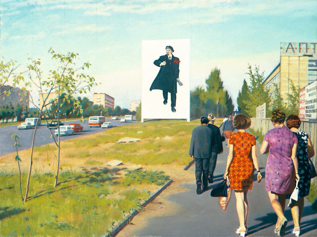 Эрик Булатов "Улица Красикова" (1977)